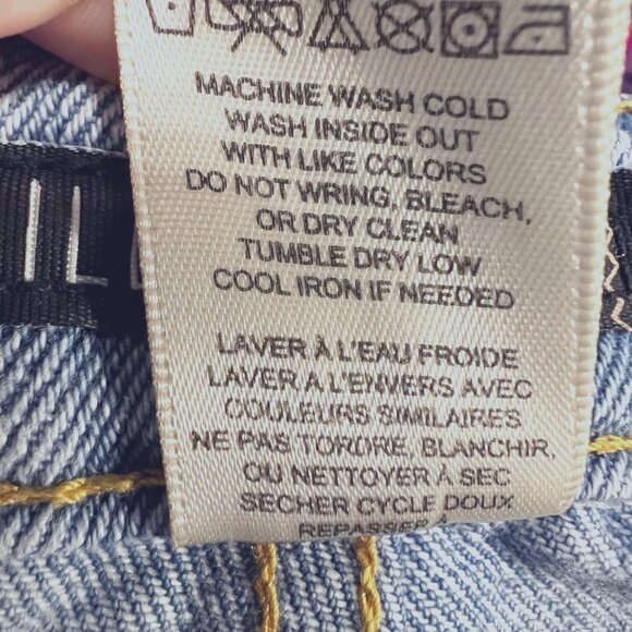 Billabong-Women's Cuffed Distressed Denim/Jean shorts-Size 28-Two Tone /Frayed - Picture 11 of 11